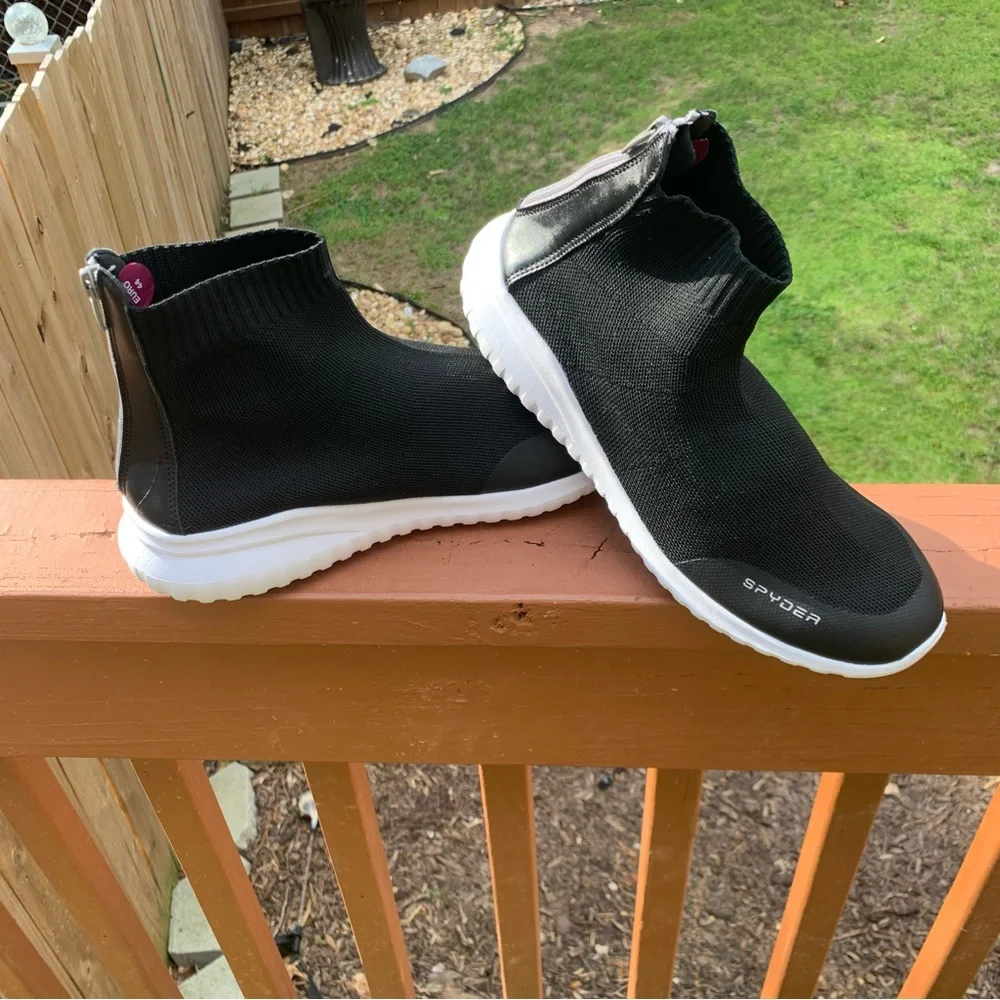 Spyder Mens Lifestyle Ankle Shoes | Size 11 | Black/Grey  ( LEON ) - Picture 10 of 13
